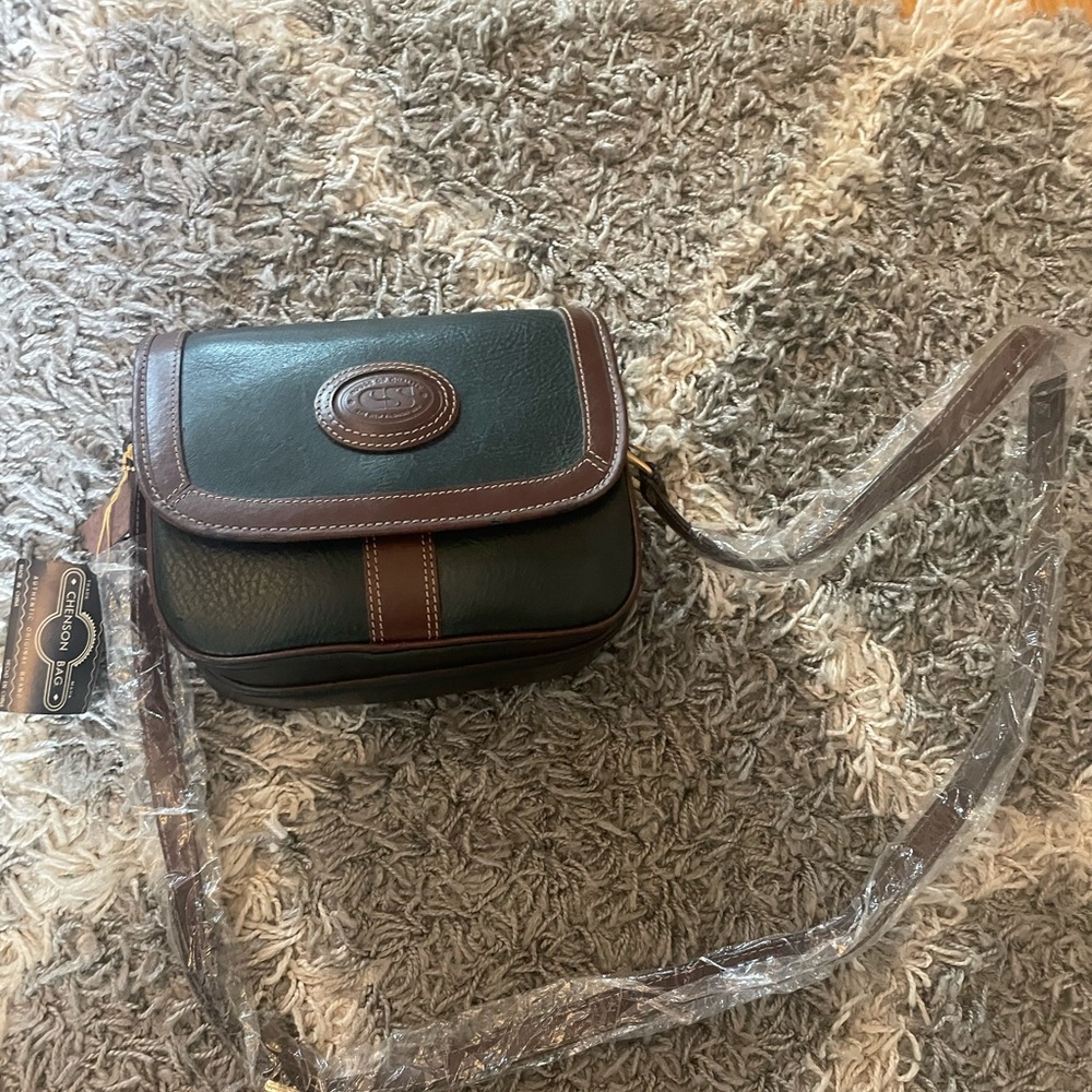 Green and brown bag